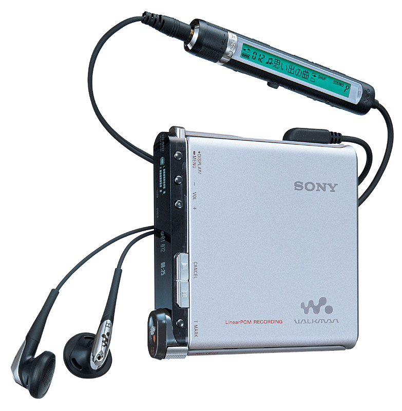 Hi-MD Walkman Portable MD RecorderMZ-RH1